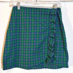 TOPSHOP Plaid Mini Skirt US 6 UK 10